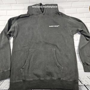 NWT Modern Dandy Men’s Hoodie black/ charcoal gray Size Medium